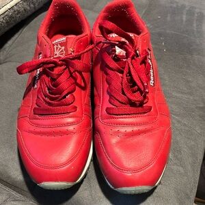 Men’s Red Reebok Sneakers